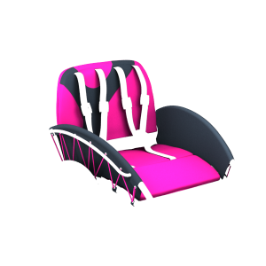 YippieYo Kissenset Magenta/Anthrazit