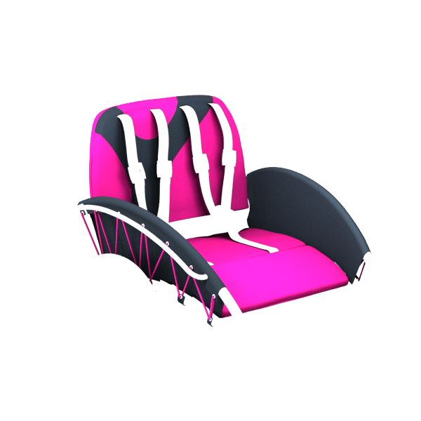 YippieYo Kissenset Magenta/Anthrazit