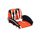 YippieYo Kissenset Orange/Schwarz