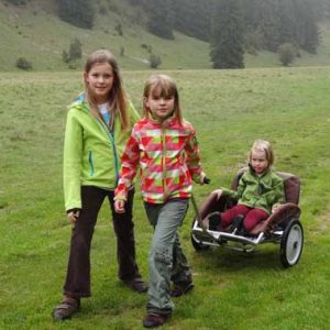 Mia (3 J), Sophie (7 J) und Chiara (9 J) aus Neu-Ulm, D