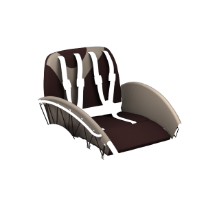 YippieYo seat cover darkbrown/beige